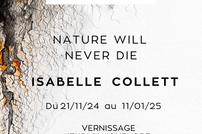 Exposition Nature will never die, Isabelle Collett  Clermont Ferrand