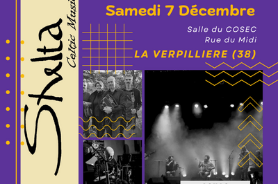 Concert musique celtique avec le groupe Shelta  La Verpilliere