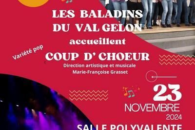 Les Baladins du Val Gelon accueillent Coup d'Choeur  Valgelon-La Rochette