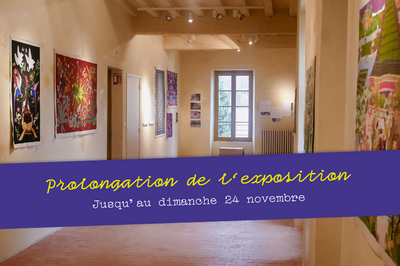 Prolongation de l'exposition Broderies de Pondichry - Histoire d'un atelier  Vitre