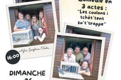 Les coulons i tcht'tent su't''trappe  Wattrelos