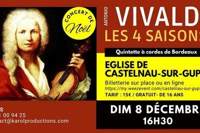 Concert de Nol, 4 Saisons de Vivaldi  Castelnau sur Gupie