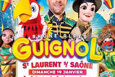 guignol Rhne Alpes et Rio le majestueux perroquet  Saint Laurent sur Saone