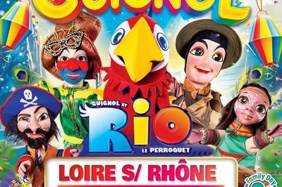 Guignol Rhne Alpes et Rio le majestueux perroquet  Loire sur Rhone