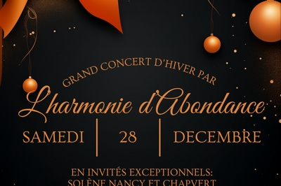 Concert de Nol de l'Harmonie d'Abondance