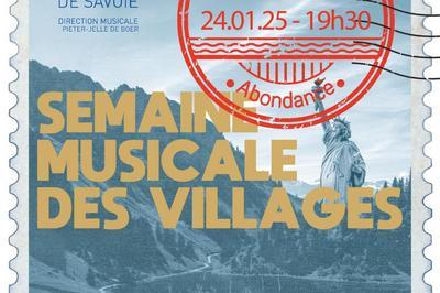 Concert de l'orchestre des Pays de Savoie  Abondance