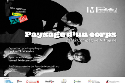 Paysage d'un corps, Spectacle de danse contemporaine  Montbeliard