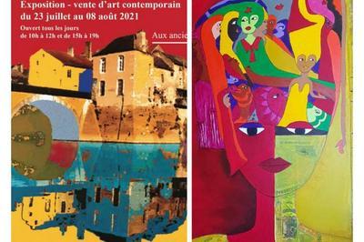 Aconcha artiste franco-cubaine participe  Conflu'art  expo-vente d'art contemporain  Verdun sur le Doubs