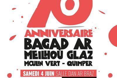 Fest Noz - 70ème anniversaire du Bagad ar Meilhoù Glaz à Quimper