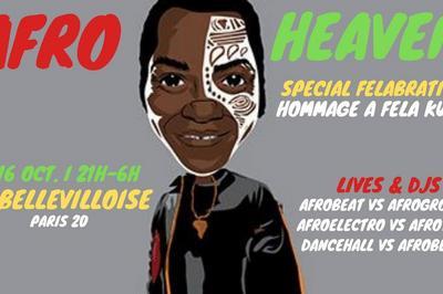 Afro Heaven - Afro Vibes Party : Hommage A Fela Kuti  Paris 20me