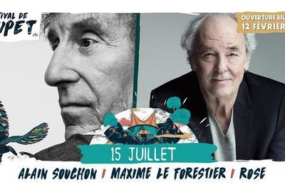 Alain Souchon / Maxime Le Forestier  Saint Malo du Bois