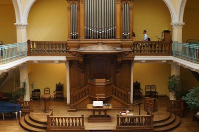 Animation musicale et présentation de l'orgue du Temple du Foyer de l'Ame à Paris 11ème