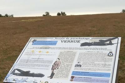 Animations sur le terrain de parachutage :  Verrue   Aixe sur Vienne