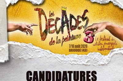 Appel  Candidature Pour Exposer Au Festival Des Dcades De La Peinture  Brioude