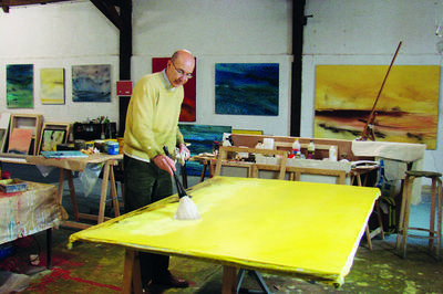 Atelier avec Jean-Pierre Poisson, artiste peintre  Gelos