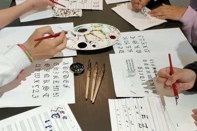 Atelier Calligraphie  Saint Riquier