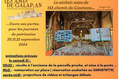 Atelier dans l'ancien schoir  tabac : Si Tabac m'tait cont   Galapian