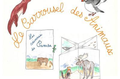 Atelier  Le carrousel des animaux du Canada  Paris 8me
