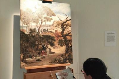 Ateliers artistiques devant les oeuvres, Famille  Saint Cloud