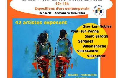 Au fil du patrimoine - exposition d'art contemporain dans 7 villages du nord de l'yonne à Villemanoche