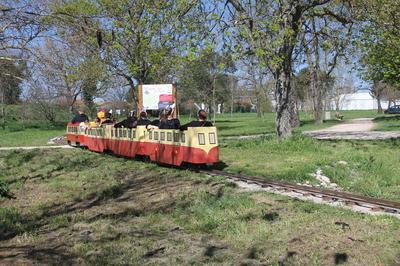 Balade  bord d'un petit train  vapeur !  Lespinasse