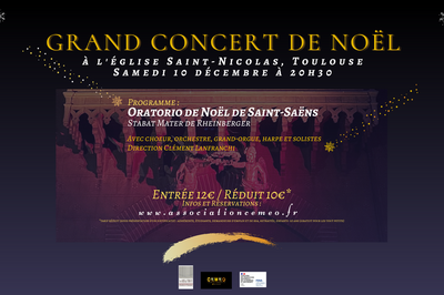 Grand concert de Nol avec ch?ur et orchestre  Toulouse