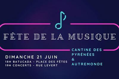 Batucada, concerts par Cantines des Pyrnes & autre monde  Paris 20me