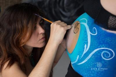 Body painting  Le Mans