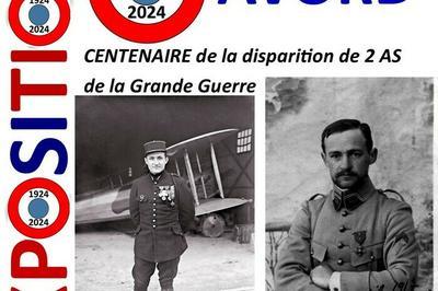 centenaire de la disparition de 2 Grands AS  1924-2024  Avord