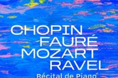 Chopin, Faur, Mozart, Ravel, Rcital de Piano  Boulogne Billancourt