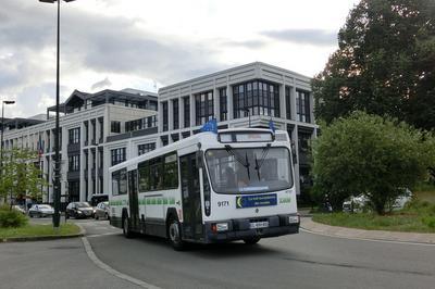 Circulation d'autobus historiques  Nantes