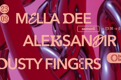 Club Mella Dee, Aleksandir et Dusty Fingers  Paris 11me