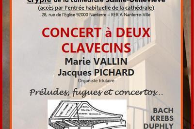 Concert  2 Clavecins  Nanterre