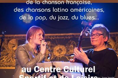 Concert chansons franaises - Duo Maud Choteau et Selim Khelifa  Serre les Sapins