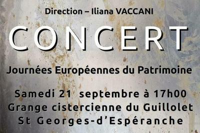 Concert dans la Grange Cistercienne  Saint Georges d'Esperanche