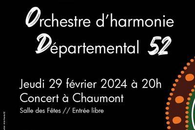 Concert de l'orchestre d'harmonie Départemental à Chaumont