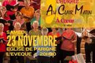 Concert de la chorale au clair matin  coeur joie  Parigne l'Eveque