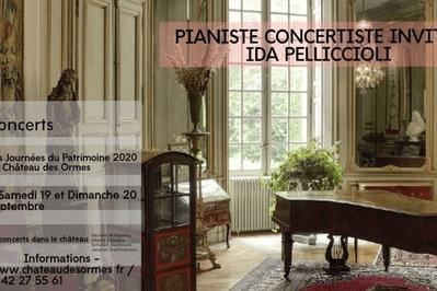 Concert De La Pianiste Ida Pelliccioli  Les Ormes