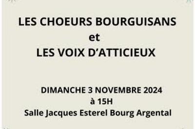 Concert des Choeurs Bourguisans  Bourg Argental