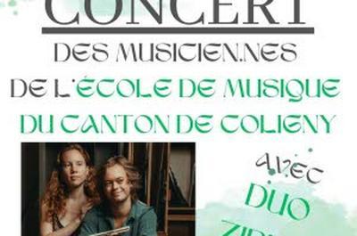 Concert Duo Ziriab et l'cole de musique  Coligny