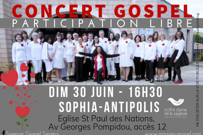 Concert Gospel  Sophia Antipolis