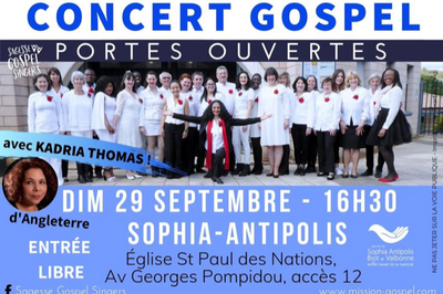 Concert Gospel  Sophia Antipolis