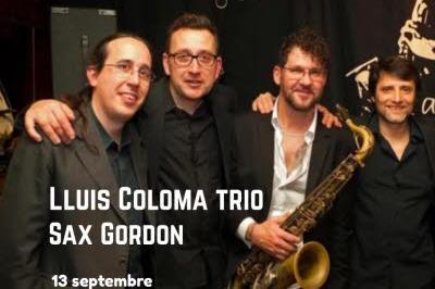 Concert, Jazz Lluis Coloma trio, Sax Gordon  Trivy
