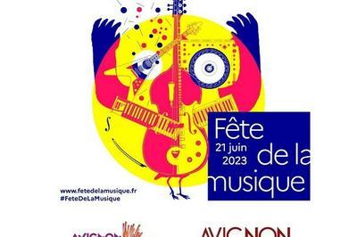 Fte de la musique  la Place Pie  Avignon