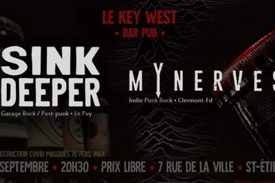 Concert // Sink Deeper et Mynerves au Key West!  Saint Etienne
