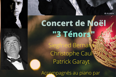 Concert de Nol 3 Tnors  Saint Amand Montrond