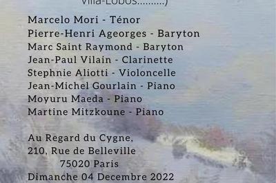 Concert lyrique et musique de chambre à Paris 20ème