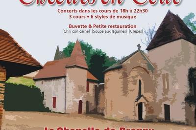 Concerts  Choeurs en Cour   La Chapelle de Bragny