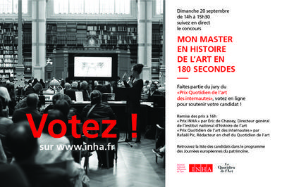 Concours: Mon Master En Histoire De L'art En 180 Secondes  Paris 2me