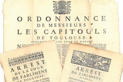 Confrence  les archives des procdures criminelles des capitouls   Toulouse